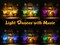 BYKOOO Birthday Card | Musical Pop Up Birthday Cards w Light | Blow Out LED Light Candle & Play Happy Birthday Music Pop Up Card | Greeting Cards Gifts for Him or Her | Black Gold (Blowable Candle)